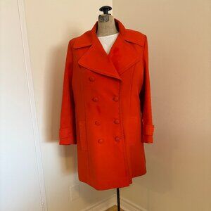 Amazing Orange Vintage Trenchcoat